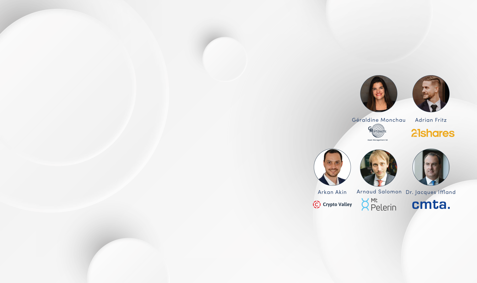 Bannière Conférence The Future of Tokenization