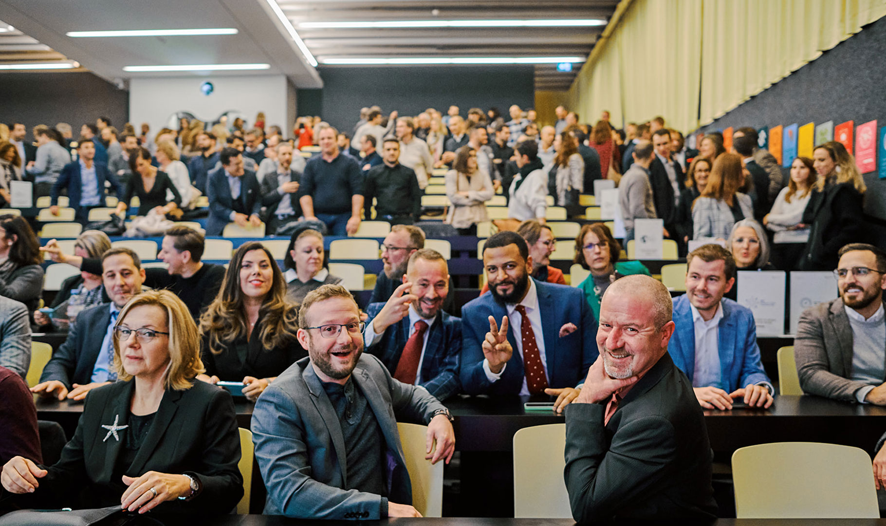 photo du public lors de la cérémonie de remise des diplômes