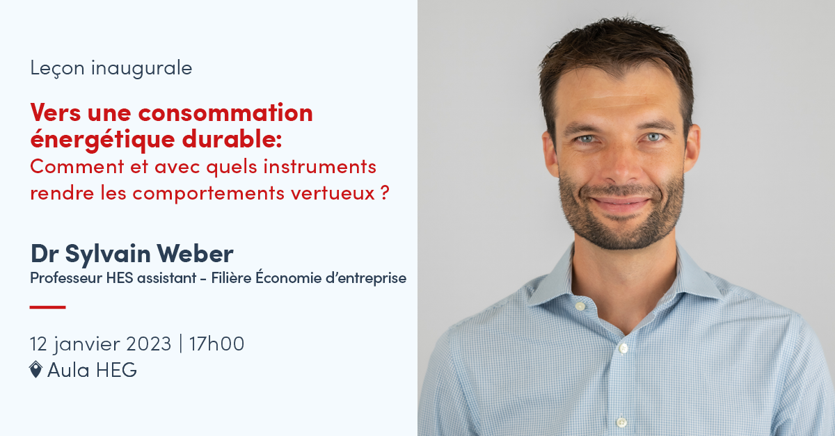 leçon inaugurale Sylvain Weber