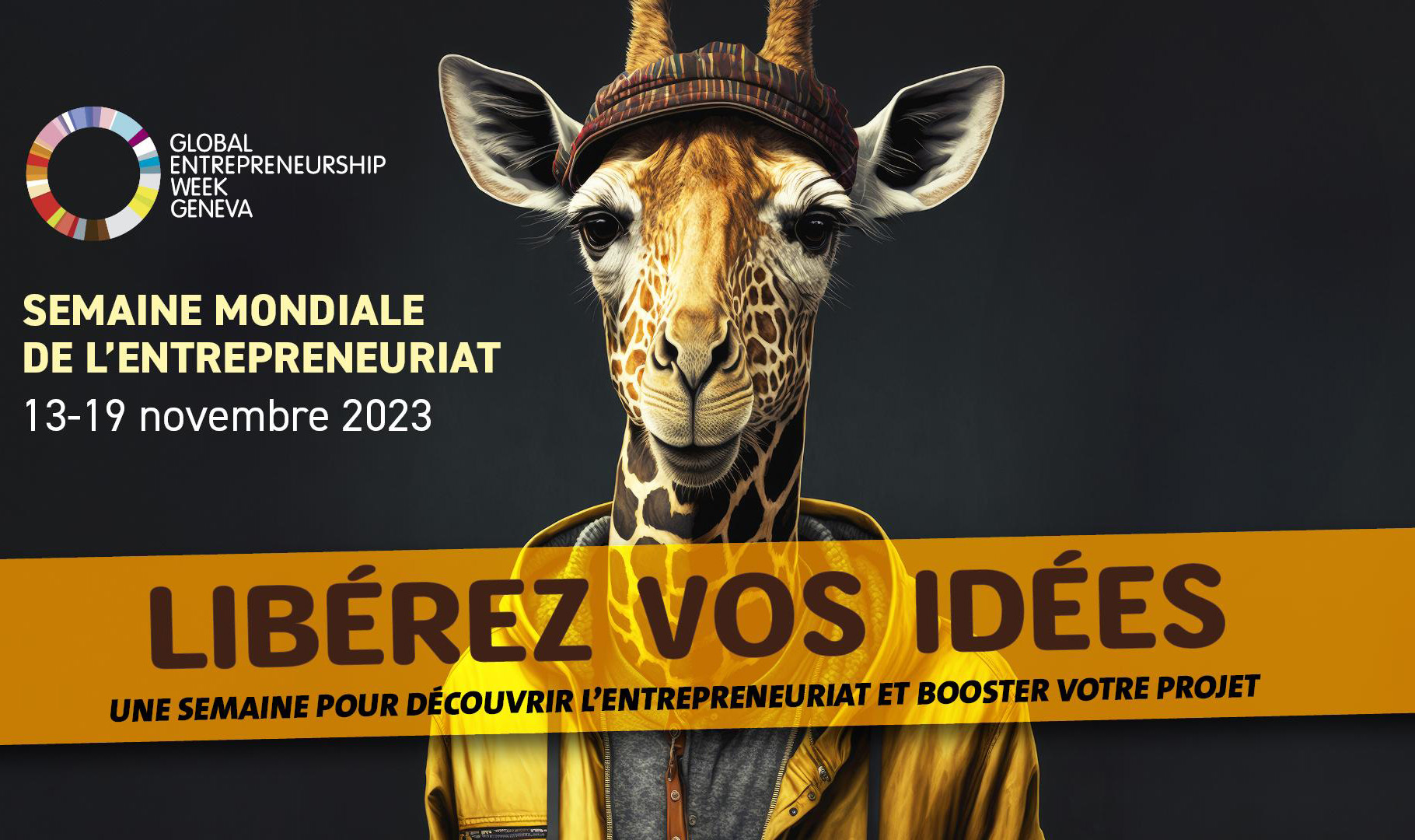 Bannière Semaine de l'entrepreneuriat 2023