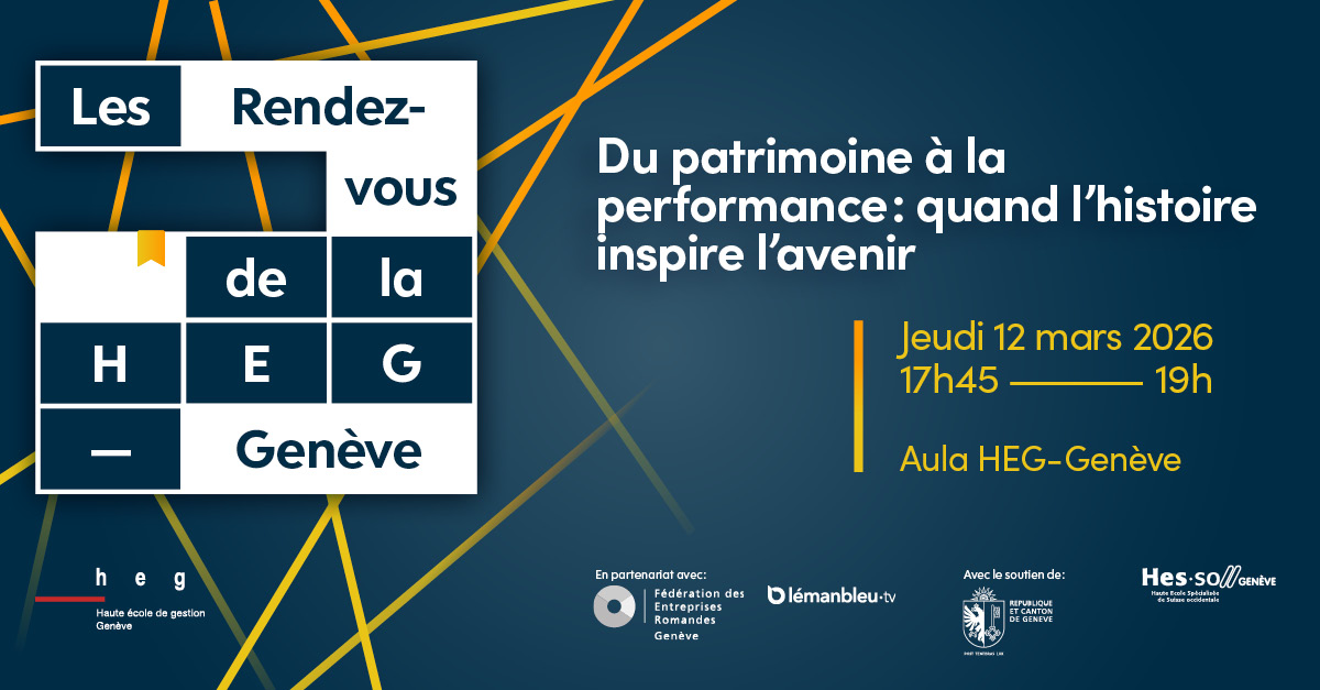 Bannière les Rendez-Vous de la HEG 12.03.2026