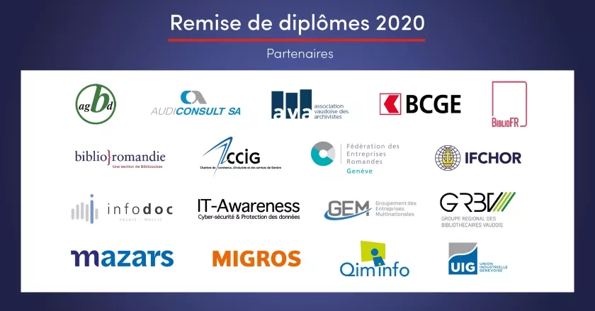 Remise de diplômes 2020 - Partenaires Remise de diplômes 2020 - Partenaires