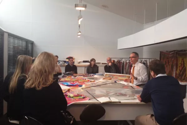 Visite des Ateliers Hermès, avec M. Kamel Hamadou, Directeur de la Communication de HTH, Pierre-Bénite, février 2013