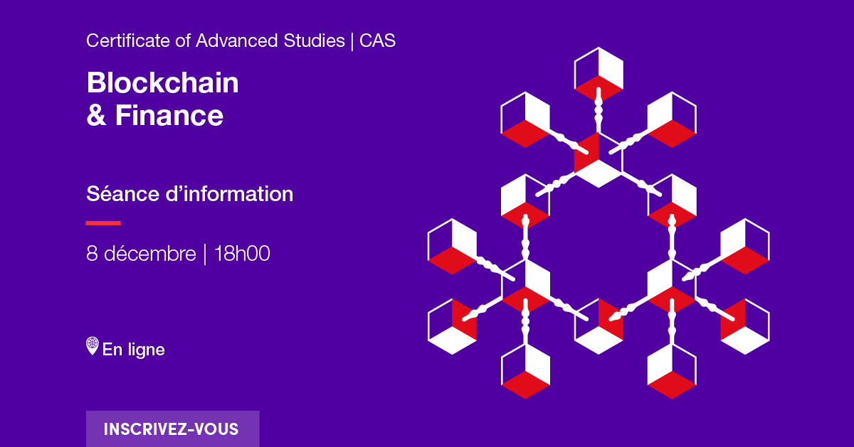 Séance d'information Blockchain & Finance le 8 décembre 2022 à 18h00