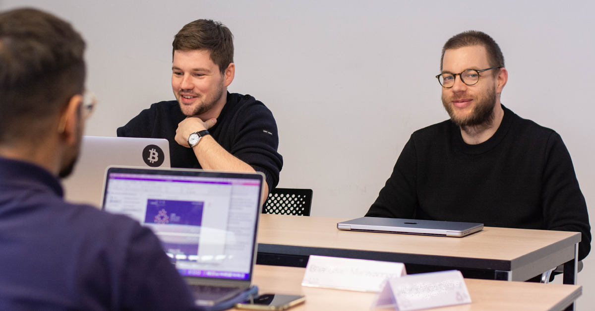 Guillaume Helleu et Anthony Masure de la HEAD 