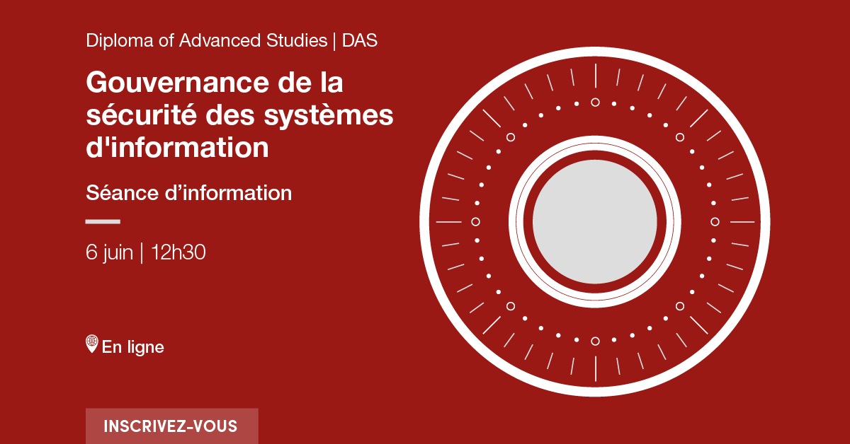 DAS en Gouvernance de la sécurité des systèmes d’information