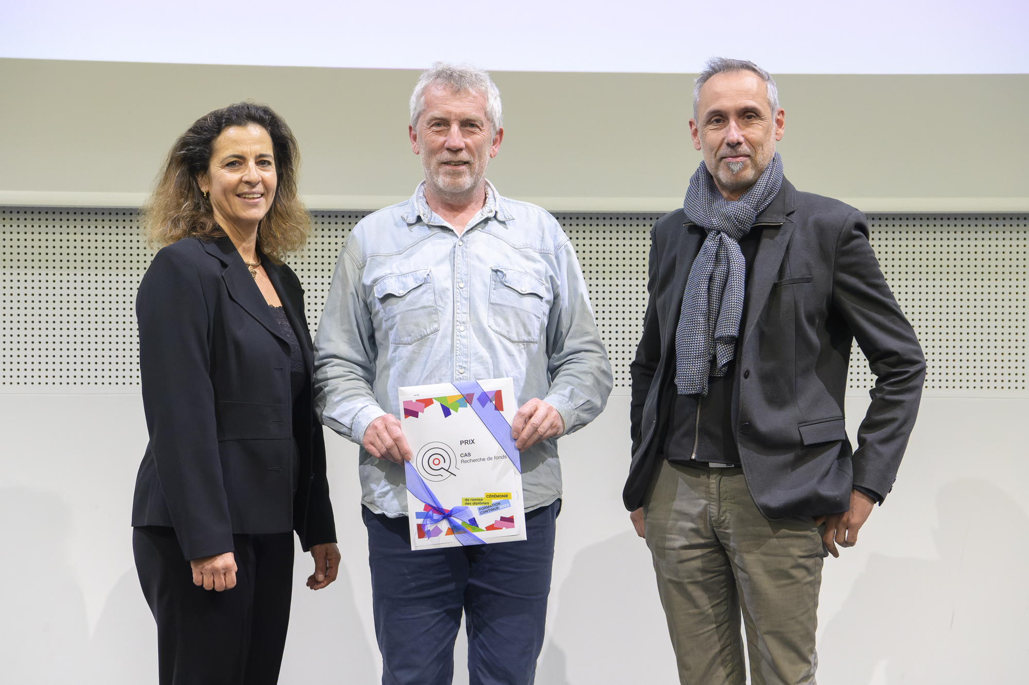Corinne Desjacques, Alain Bigey et Christophe Bec.